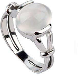 ZXH Twilight 4 Beira Moonlight 925 Silber Diamanten Ring Hochzeits-Vorschlag Ring Frauen Mode Classic Ring,7