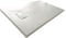 Piatto Doccia H.2,6 cm In Vetro-resina SMC Effetto Pietra Stone Ardesia Piletta Doccia Inclusa (70x150 h 2.6cm, Bianco)