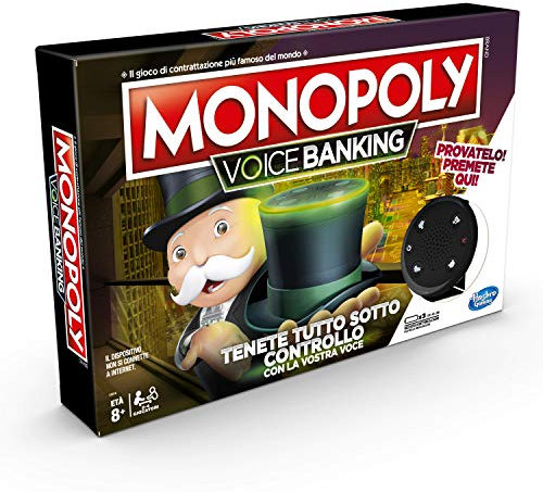 Hasbro E4816IT4 Monopoly Voice Banking (Jeu en boîte électronique)