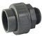 Raccord Union 3 pièces Femelle/Male en PVC - Ø A: 40mm | Ø B: 1''1/4