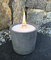 WeberHomemade® | Wachsfresser | Kerzenfresser | Schmelzlicht Beton mit Dauerdocht & handgefertigten Dochthalter | Ø 14 cm | nachhaltige & wiederbefüllbare Outdoor Kerze | Beton Kerze