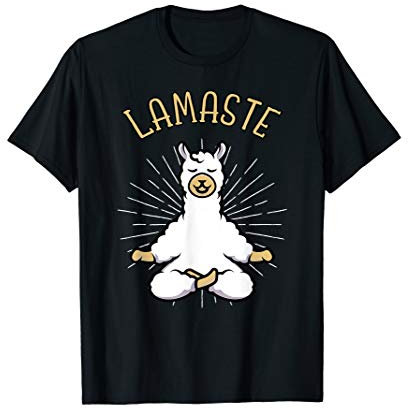 Lamaste Lama Yoga Alpaca Geschenke Meditation Spirituell T-Shirt