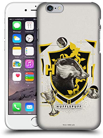 Head Case Designs Offizielle Zugelassen Harry Potter Hufflepuff Deathly Hallows XXVII Harte Rueckseiten Handyhülle Hülle Huelle kompatibel mit Apple iPhone 6 / iPhone 6s