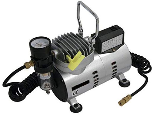 Mini Air Compressor Airbrush 230V Tank Filter for Nails Car Painting 40psi 20L