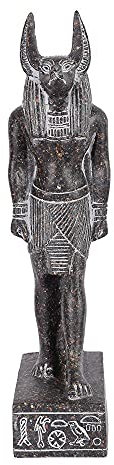 Statue für Anubis aus schwarzem Granit