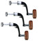 Angelrollengriff, 3 STK Angelrolle Kurbel Kurbelarm Rocker Arm Griff Rutschfester Angelknopfgriff