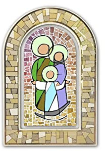 Fratelli Bonella | 3D Vitrine Ablage Heilige Familie 8 x 12 x 3 cm | Made in Italy