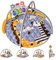 TUMAMA Kids Play Gym Mat, Tummy Time Mat, Fernbedienung, Lichter und Musik, Aktivitäts-Klavier-Spielmatten, sensorisches Spielzeug, Babys, Neugeborene, Giraffe&Zebra, Mehrfarbig, TM221