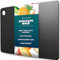 Wooden Cutting Board for Kitchen - Large Composite Wood Cutting Boards Dishwasher Safe 14.5 X 11.25 Inch - Thin, BPA Free & Eco-Friendly Chopping Board (Slate Black)