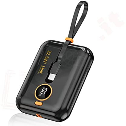 Power Bank 15000mAh QC e PD Super Fast Charger QC 22.5W con PD 20W Viene fornito con cavo TYPE-C (TT13803)