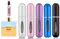 Rosiya Perfume Atomiser pack of 5pcs Perfume Travel Bottle, 5ML Refillable Spray Easy to Refill Empty Atomiser Bottle for Purse, Handbag, Pocket and Luggage (Matte)