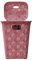 Best House | Plastic Laundry Basket | PINK | 65 Litres | Large | Knitted/Rattan Style | Laundry Storage Basket with Lid | Clothes Storage Washing Bin Basket Hamper for Bathroom Bedroom (Pack of 1)