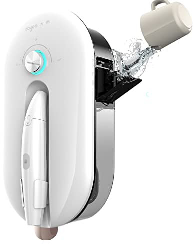 RASHIV Limpiador de Vapor de 1800 W, lavavajillas de Vapor doméstico Multifuncional con Tanque de Agua de Gran Capacidad de 1,2 l, Calentamiento rápido de 10 Segundos