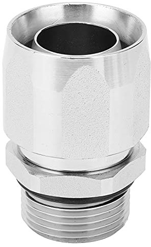 Schlauchanschluss aus Messing, Drehgelenk Für Pistolenschlauch, 1-Zoll-Gewinde, Aluminium-Kraftstoffleitung, Böse Energie-Kraftstoffpumpe Für Zapfpistole(Fixed)