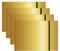 Creatorally Laser Material, Gravurschilder Rohlinge 30x20 cm 1,3mm, Kunststoffplatte zum Gravieren 4 Stück Gravierbar Gravurplatten für Namensschild Haustür DIY (Schwarz auf Verspiegeltem Gold)