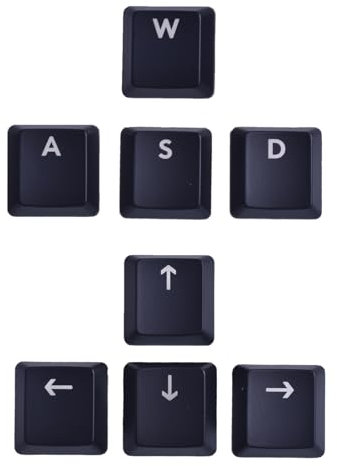 BestParts Tasti retroilluminati WASD Direzione Tasti freccia Sostituzione per Logitech G813/G815/G913/G915 TKL RGB Tastiera meccanica da gioco