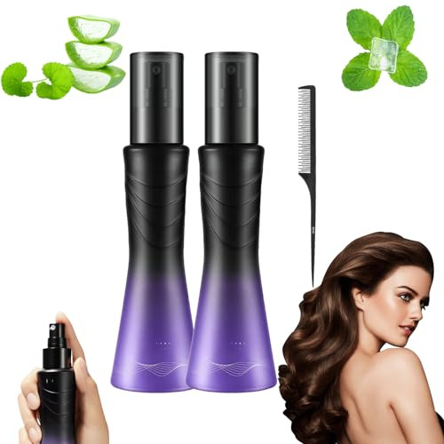 Leave In Refreshing Voluminous Spray,Leave-In Conditioning Spray,Airy Pomade Spray,Leave-In Refreshing Voluminous Non-Sticky Spray for Hair Care (2pcs)