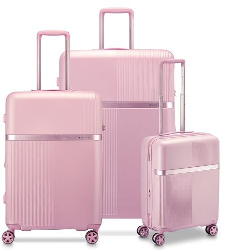 Roncato AIRGLAM Kofferset (Großer, Mittelgroßer, Kabinen) Rosa