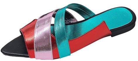 BGFIPAJG Sandali Fucsia Con Tacco Largo E Plateau Sandali Donna Estive Con Tacco Largo E Basso Sandali Donna Tacco Medio Taglia 35 Sandali Donna Estive Con Zeppa Bassa Comode