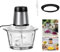 2L Meat Grinder Electric Multi Blender Mixer Food Processor Vegetable Chopper Meat Blender Food Grinder for Kitchen,2 Speeds,4 bi-Level Blades
