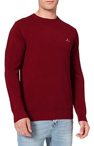 Gant Herren Classic Cotton C-Neck Pullover (1er Pack)