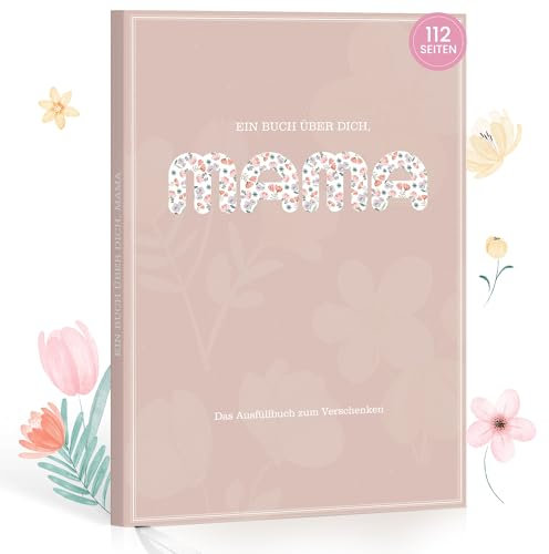 Muttertagsgeschenk Mama Buch I Mama was kannst du erzählen I Mama erzähl mir von deinem leben Buch zum Ausfüllen Geburtstagsgeschenk Geschenke für Mama zum Geburtstag oder Muttertag Mutter erzähl mal
