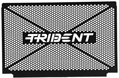 Geofray Motorcycle Accessories Black Radiator Grille Guard Cover Protector for Trident 660 2021 to 2022