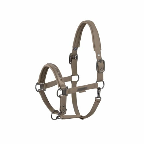 Eskadron Halfter Softshell Pearls Double Pin Soft Rouge Platinum 2025 | Farbe: smoky taupe , Größe: P1