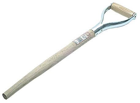 Faithfull Replacement MYD Handle Bent Taper Ash Wood 71cm (28in) Spades, Forks, and Shovel Handle