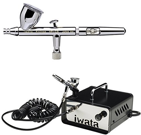 Iwata-Medea HP-CS .35mm Eclipse Airbrush W/ IS35 Ninja Jet Compressor