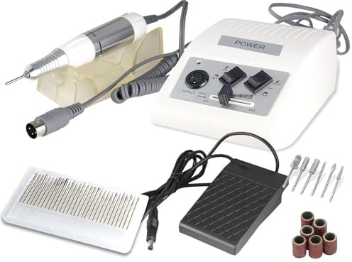 Fußpflegegerät mit 30 teiligem Universal Diamantschleifer Set