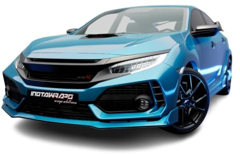 3M 1080 G227 - Pellicola adesiva in vinile per auto, colore: blu metallizzato lucido