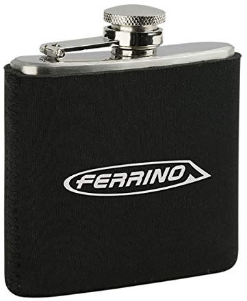 Ferrino Hipflask Flasque portaliquori, Noir, 0.140 L