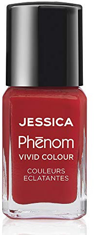 JESSICA | Phenom Vivid Colour Nail Polish | Long-lasting Gel-like Nail Polish without UV Lights coming in vivid & pigmented colours | Leading Lady | 14 ml
