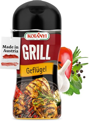 KOTÁNYI Grill Geflügel Grillgewürz 80g - Marinade für Huhn, Pute und Ente auf dem Grill - Gewürzmischung zum Grillen - [Jetzt für die nächste Grillparty bestellen!]