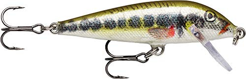 Rapala - Countdown Angelköder - Angelzubehör aus Balsaholz - Süßwasser Spinnköder - Lauftiefe 0.9-1.8m - Fischköder 5cm, 5g - Hergestellt in Estland - Live Rainbow Vairon