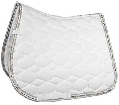 HKM SPORTS EQUIPMENT Schabracke -Crystal Fashion-, dunkelgrau, Pony Dressur