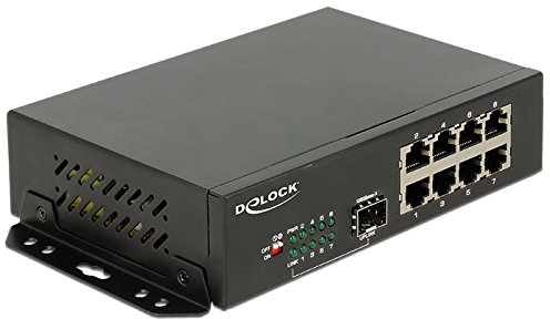 DELOCK Gigabit Ethernet Switch 8 Port + 1 SFP