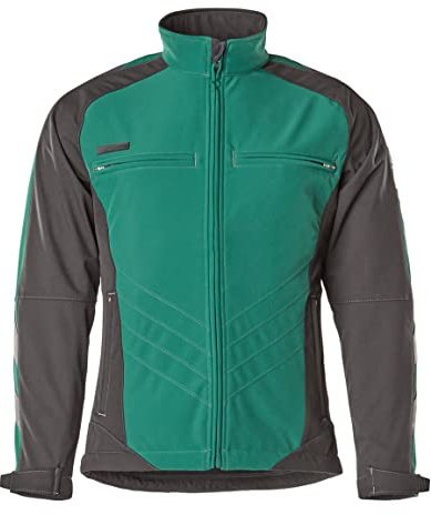 Mascot Softshelljacke Dresden, 1 Stück, L, grün/schwarz, 12002-149-0309-L
