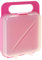 Tatay Porta Sandwich y Alimentos, Libre de BPA, Reutilizables, Apto Lavavajillas y Microondas, Congelacion hasta -40º, 1 Unidad, Color Rosa, Medidas 14 x 4 x 18 cm