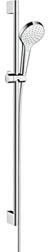 hansgrohe Croma Select S wassersparendes Duschset 0,90m, Weiß/Chrom