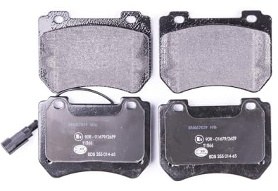 HELLA 8DB 355 014-651 Bremsbeläge - mit Warnkontakt - T1866 | Kompatibel mit: ALFA ROMEO 159, 159 Sportwagon, BRERA, SPIDER