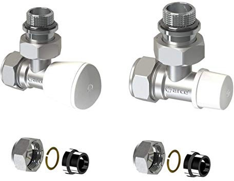 ARCO Kit valvula radiador compresion cobre 15 con junta KCM45