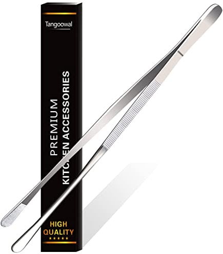 Rivoean 30,5 cm pinzetta, extra lungo in acciaio INOX pinzette pinze