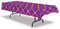 Beistle Gitter-Tischdecke, 2-teilig, 137, 2 x 274, 3 cm, Violett/Gold