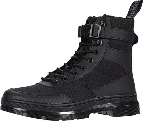 DR MARTENS Femme 8 Tie Boot, Black Element & Black Poly Rip Stop Ot9286, 38 EU