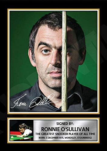 My Little Poster Plakat Affiche Ronnie O'sullivan Legende Snooker Wandkunst