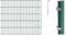 Alberts 648770 Doppelstabmattenzaun als 24 tlg. Zaun-Komplettset | verschiedene Längen und Höhen | grün | Höhe 100 cm | Länge 22 m