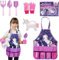 Kinder-Garten-Set - Kinder-Garten-Set - Kinder-Gartenwerkzeuge - Gartenwerkzeuge für Kinder - Gartenwerkzeuge für Kinder - Gartenwerkzeuge für Kinder - Einhorn-Garten-Set für Mädchen