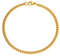 PROSTEEL Bracciale da Uomo a Catena Sottile Colore Oro 3.5mm Lungehzza 19 -Bracciali Uomo Acciaio